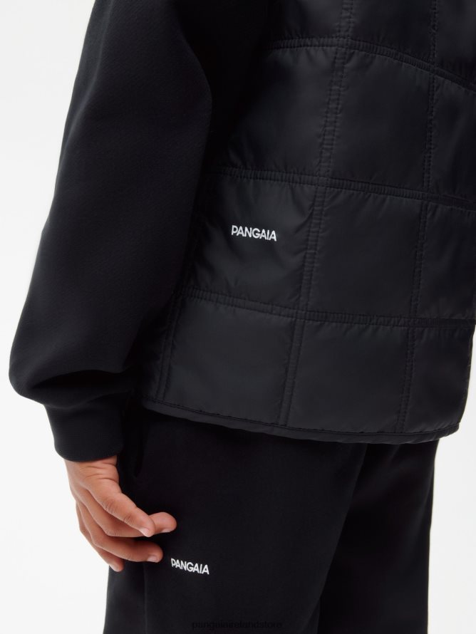 Kids Pangaia Clothes Flwrdwn Quilted Gilet TT8Z42653 Black