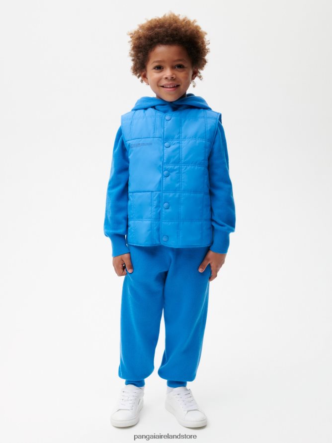 Kids Pangaia Clothes Flwrdwn Quilted Gilet TT8Z42654 Cerulean Blue