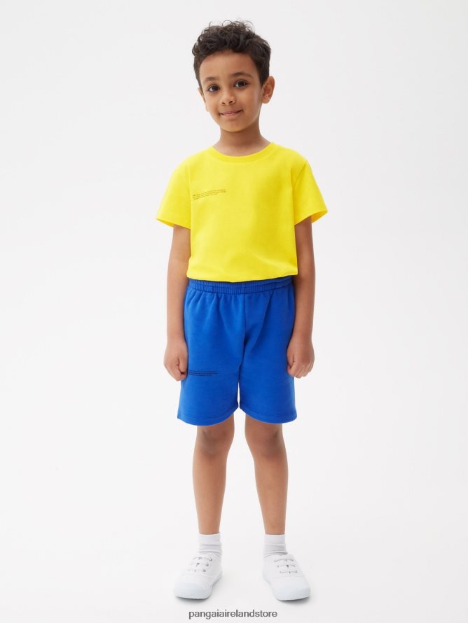 Kids Pangaia Clothes 365 Long Shorts TT8Z42606 Cobalt Blue