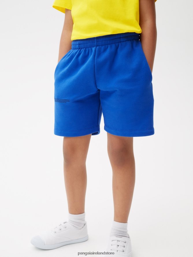 Kids Pangaia Clothes 365 Long Shorts TT8Z42606 Cobalt Blue