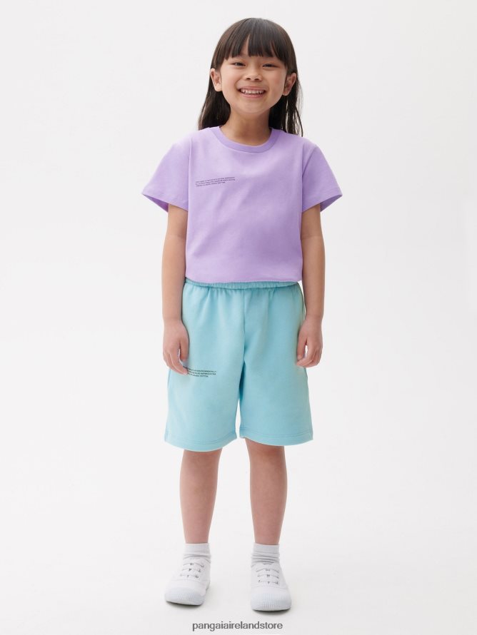 Kids Pangaia Clothes 365 Long Shorts TT8Z42608 Celestial Blue