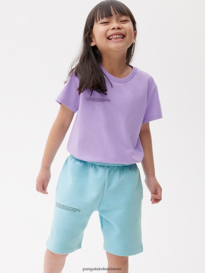 Kids Pangaia Clothes 365 Long Shorts TT8Z42608 Celestial Blue