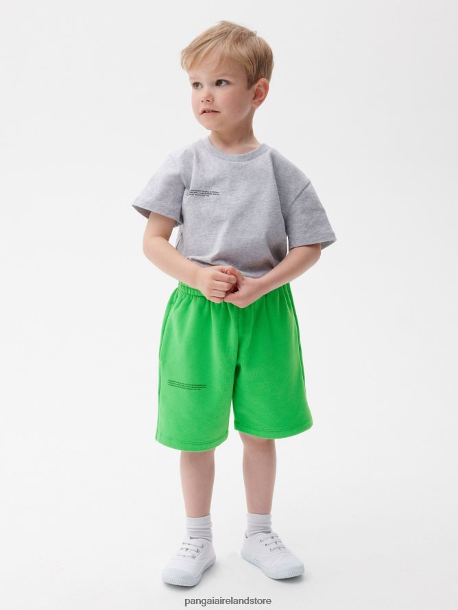 Kids Pangaia Clothes 365 Long Shorts TT8Z42612 Jade Green
