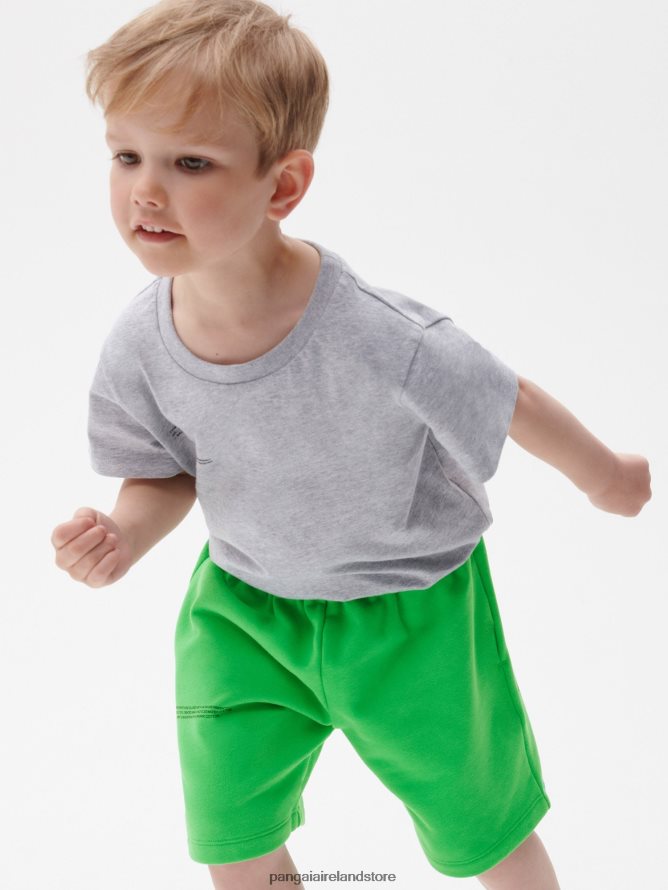 Kids Pangaia Clothes 365 Long Shorts TT8Z42612 Jade Green
