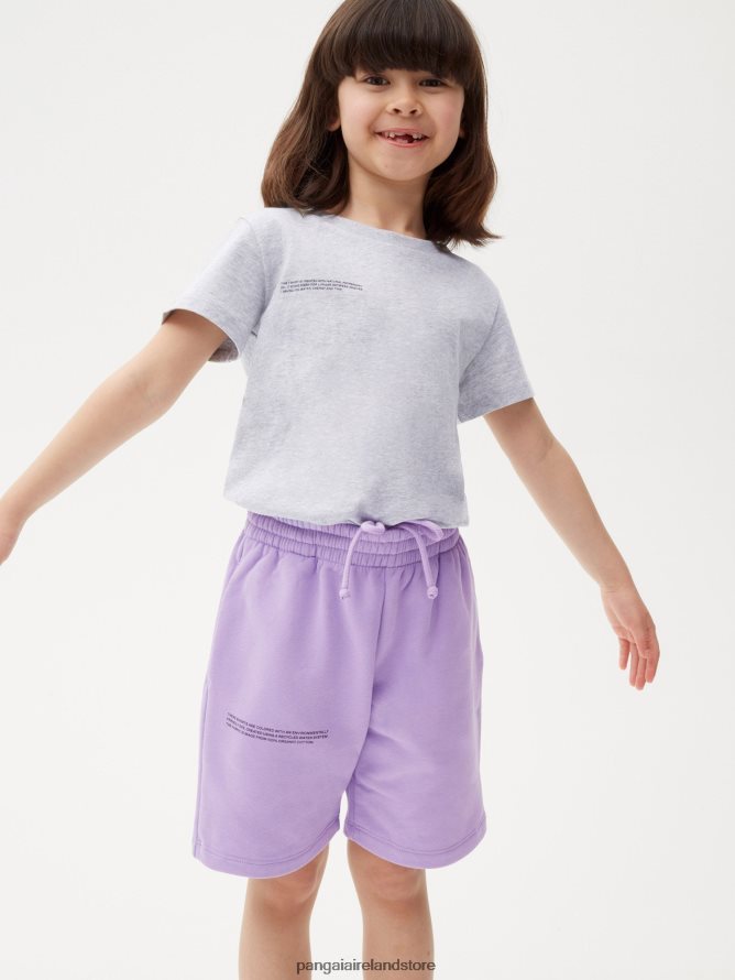 Kids Pangaia Clothes 365 Long Shorts TT8Z42613 Orchid Purple