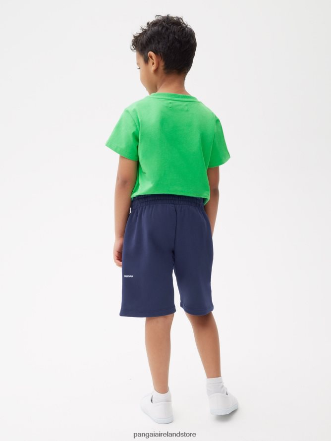 Kids Pangaia Clothes 365 Long Shorts TT8Z42618 Navy Blue