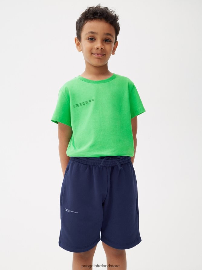 Kids Pangaia Clothes 365 Long Shorts TT8Z42618 Navy Blue