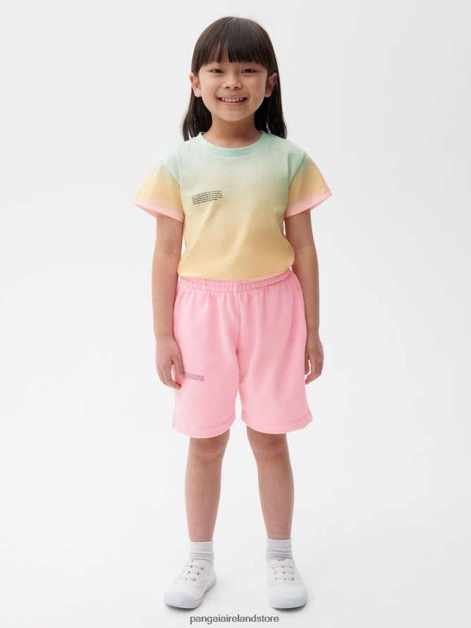 Kids Pangaia Clothes 365 Long Shorts TT8Z42621 Sakura Pink