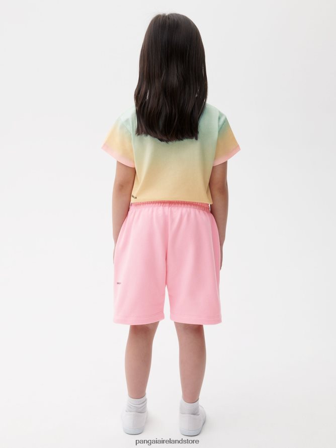 Kids Pangaia Clothes 365 Long Shorts TT8Z42621 Sakura Pink