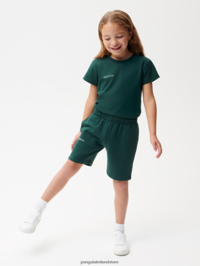 Kids Pangaia Clothes 365 Long Shorts TT8Z42622 Foliage Green