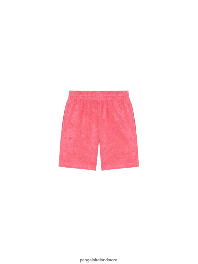 Kids Pangaia Clothes Towelling Shorts TT8Z42615 Lotus Pink