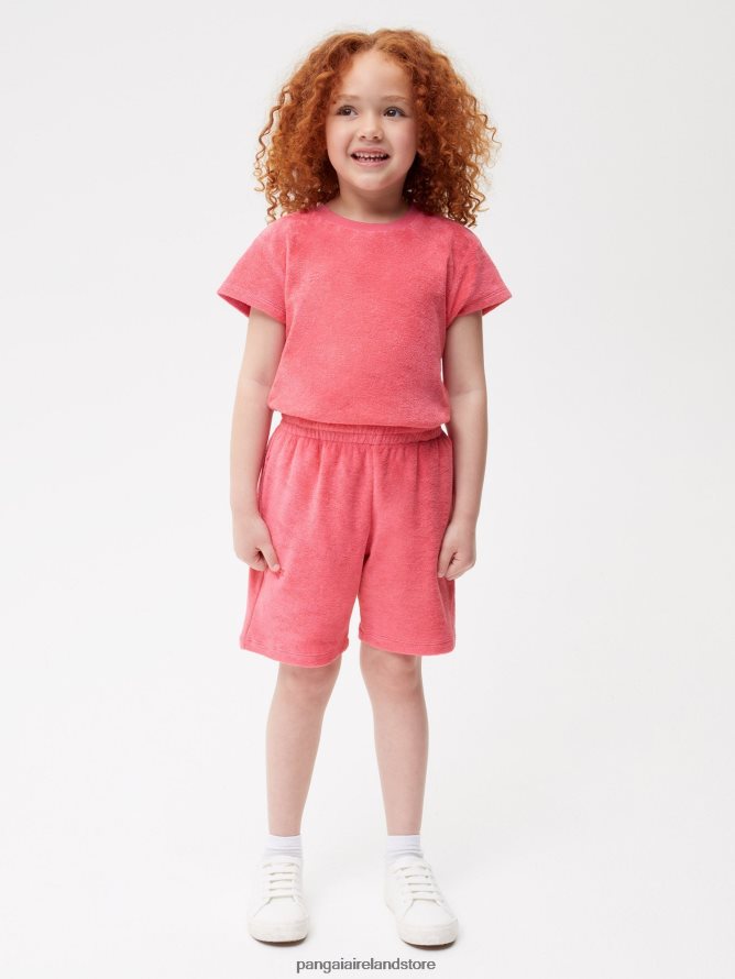 Kids Pangaia Clothes Towelling Shorts TT8Z42615 Lotus Pink