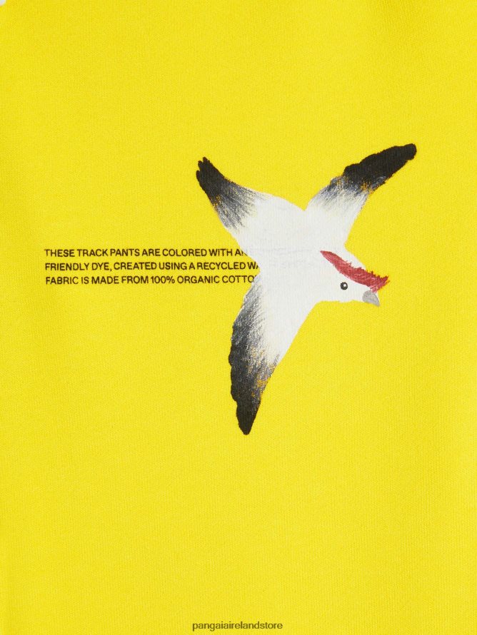 Kids Pangaia Clothes Wahp Track Pants TT8Z42648 Saffron Yellow