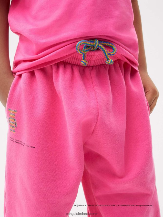 Kids Pangaia Clothes X Haroshi Be@Rbrick Track Pants TT8Z42641 Flamingo Pink