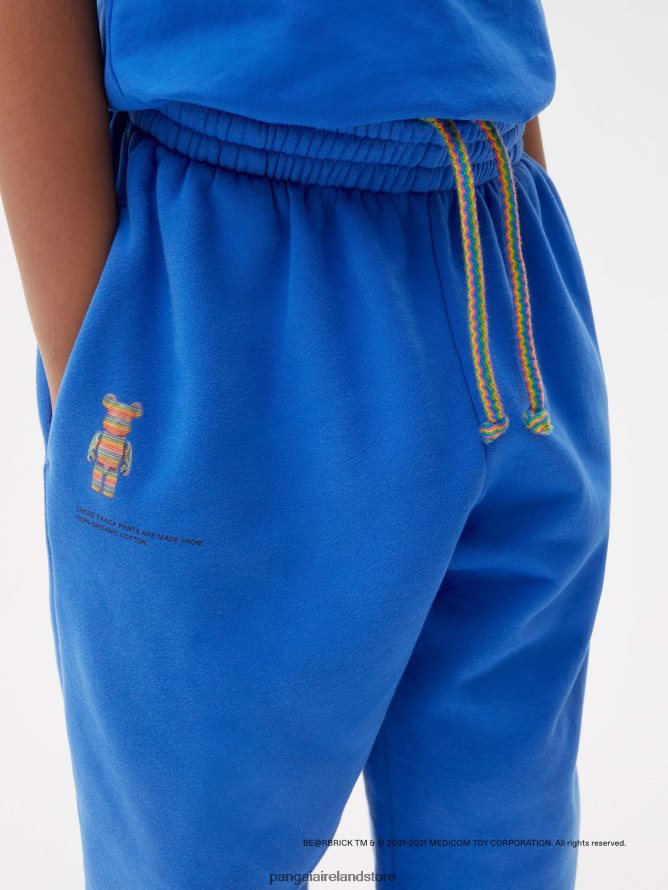 Kids Pangaia Clothes X Haroshi Be@Rbrick Track Pants TT8Z42642 Cobalt Blue