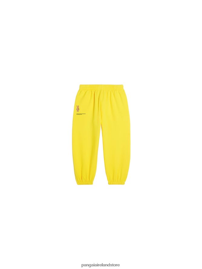 Kids Pangaia Clothes X Haroshi Be@Rbrick Track Pants TT8Z42645 Saffron Yellow