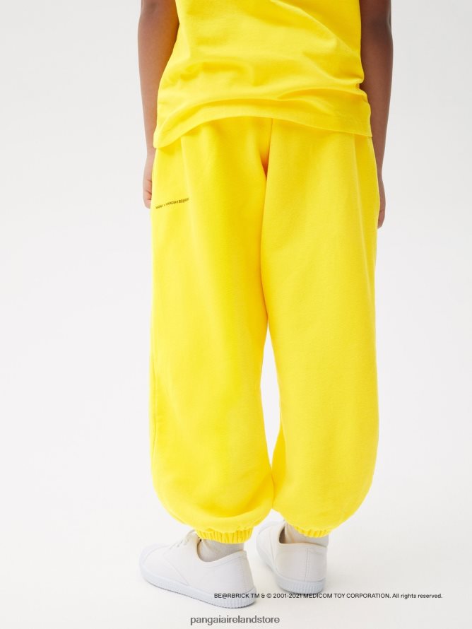 Kids Pangaia Clothes X Haroshi Be@Rbrick Track Pants TT8Z42645 Saffron Yellow