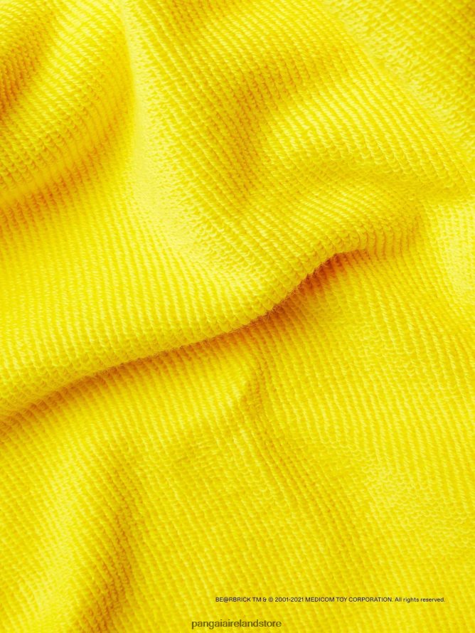 Kids Pangaia Clothes X Haroshi Be@Rbrick Track Pants TT8Z42645 Saffron Yellow