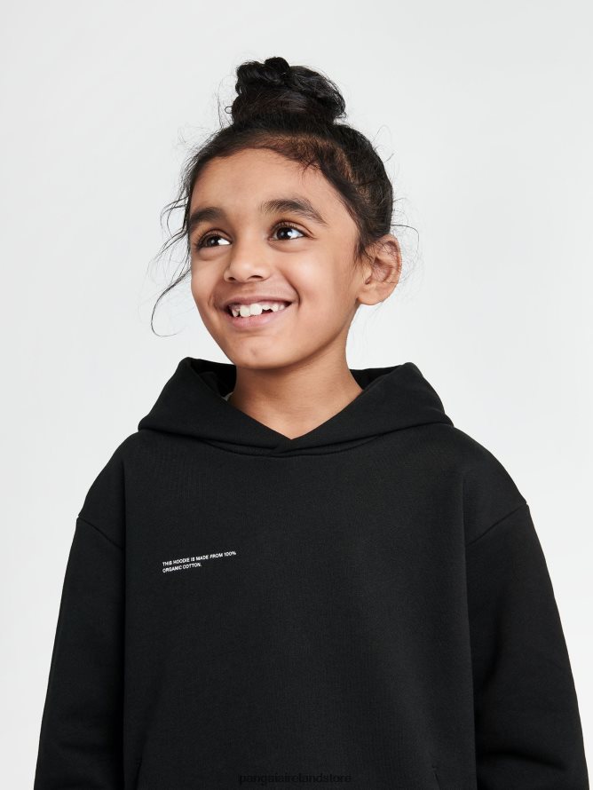 Kids Pangaia Clothes 365 Hoodie TT8Z42542 Black