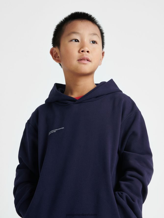 Kids Pangaia Clothes 365 Hoodie TT8Z42545 Navy Blue
