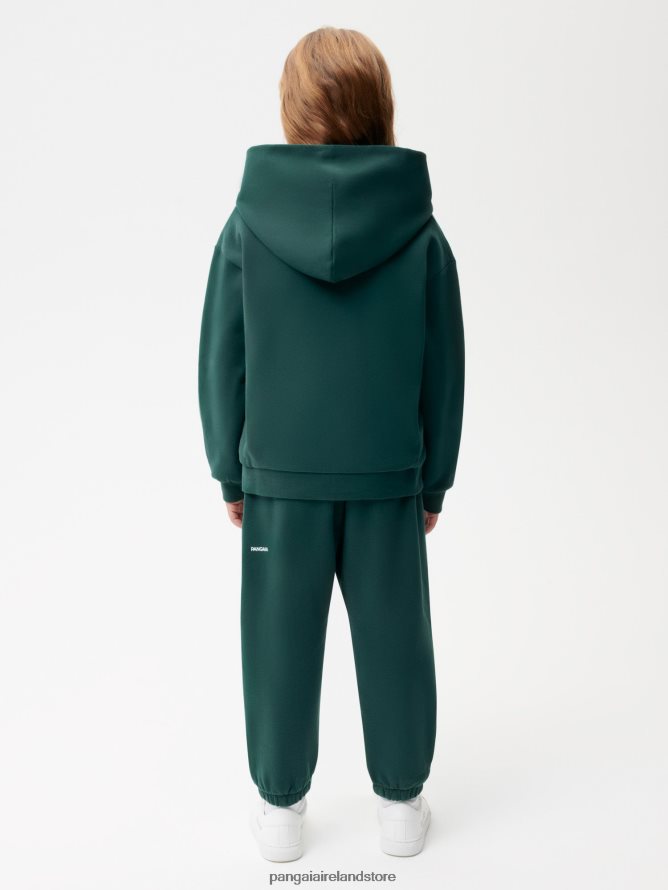 Kids Pangaia Clothes 365 Hoodie TT8Z42549 Foliage Green