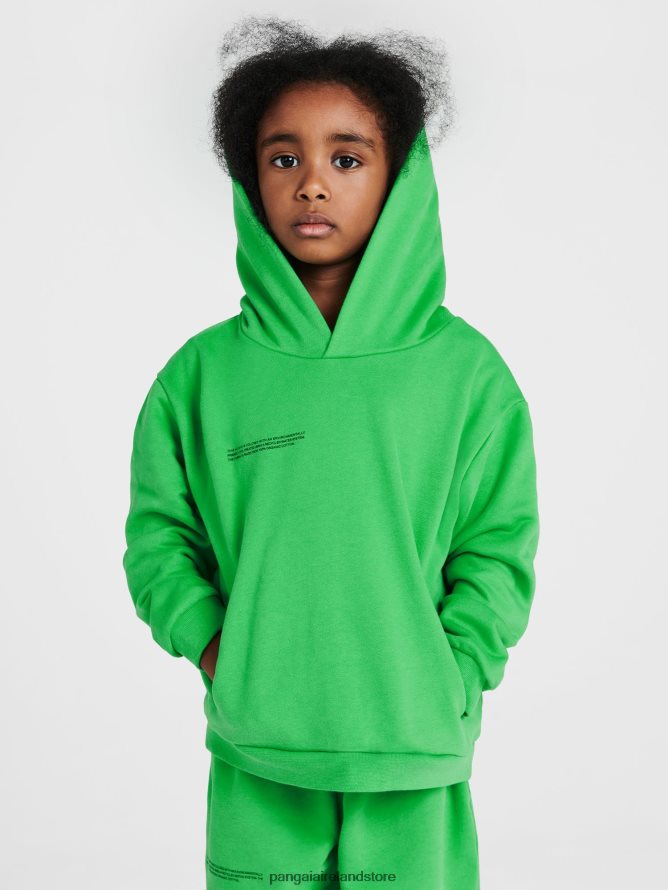 Kids Pangaia Clothes 365 Hoodie TT8Z42556 Jade Green