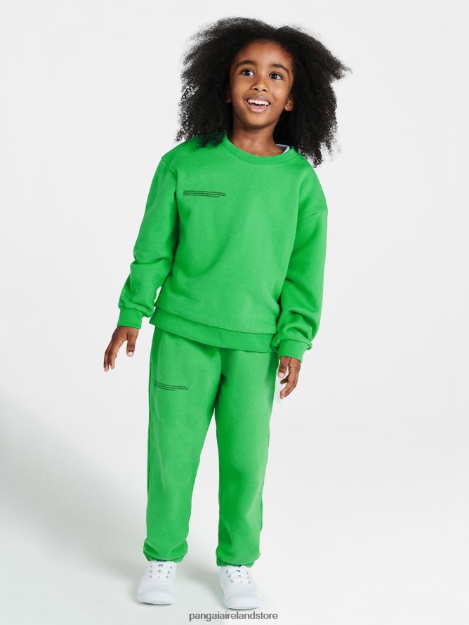 Kids Pangaia Clothes 365 Sweatshirt TT8Z42565 Jade Green