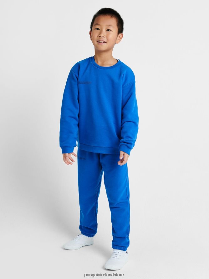 Kids Pangaia Clothes 365 Sweatshirt TT8Z42569 Cobalt Blue