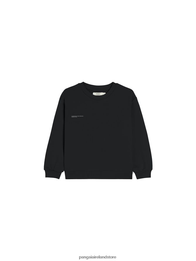 Kids Pangaia Clothes 365 Sweatshirt TT8Z42570 Black