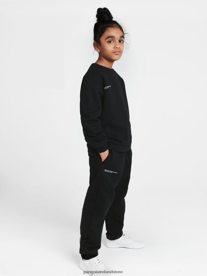 Kids Pangaia Clothes 365 Sweatshirt TT8Z42570 Black