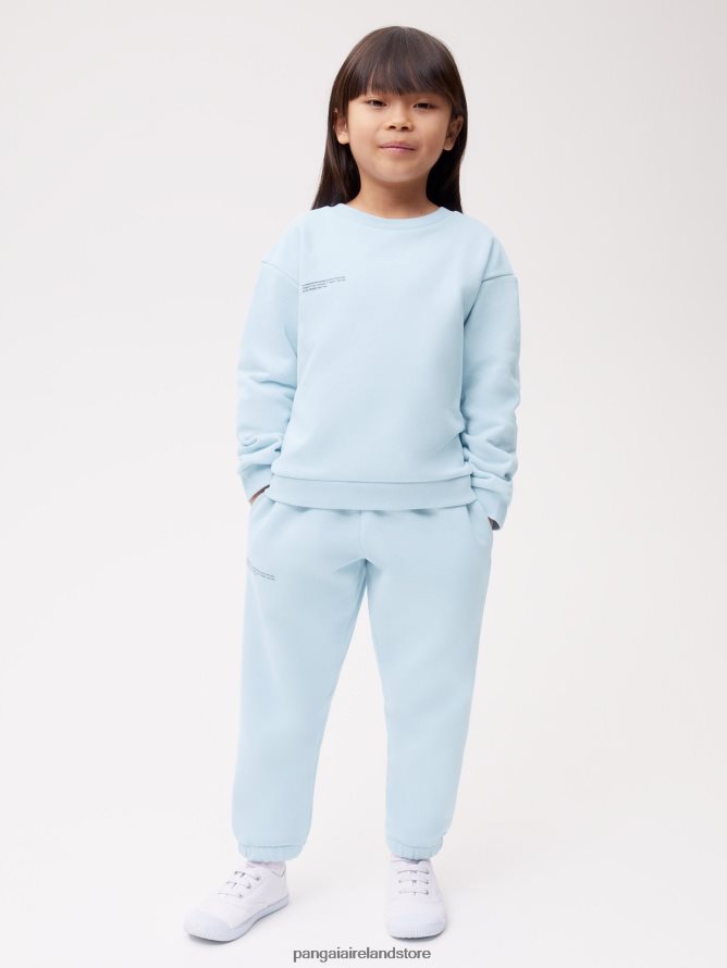 Kids Pangaia Clothes 365 Sweatshirt TT8Z42575 Baby Blue