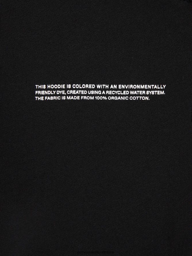 Kids Pangaia Clothes 365 Zipped Hoodie TT8Z42547 Black