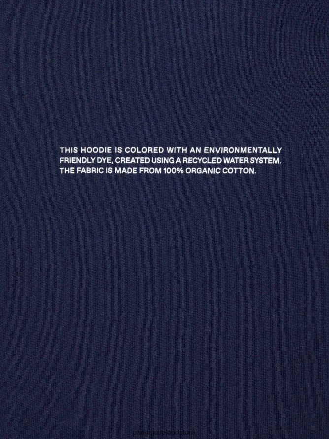 Kids Pangaia Clothes 365 Zipped Hoodie TT8Z42560 Navy Blue