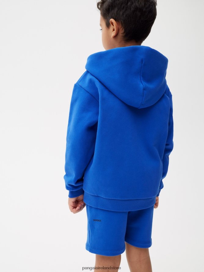 Kids Pangaia Clothes 365 Zipped Hoodie TT8Z42561 Cobalt Blue