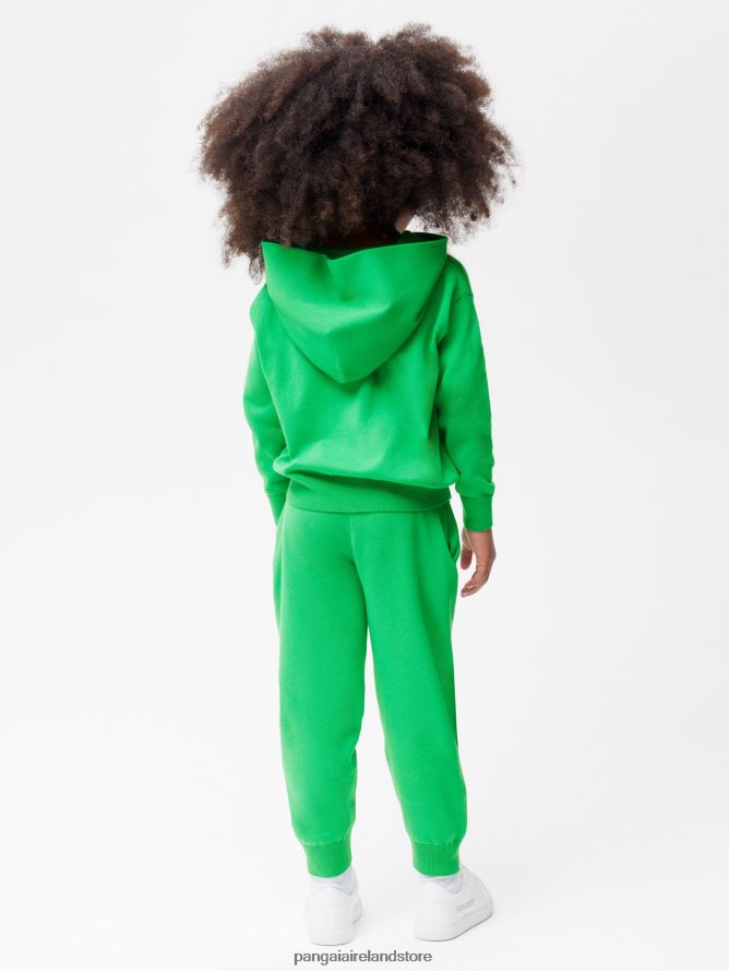 Kids Pangaia Clothes Organic Cotton Knit Hoodie TT8Z42541 Jade Green