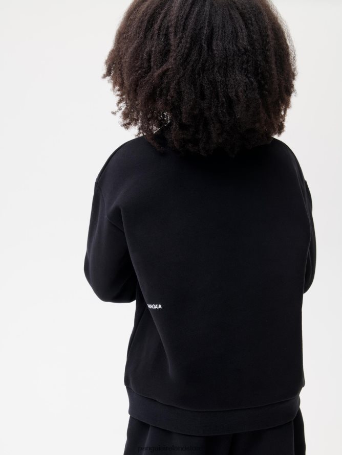 Kids Pangaia Clothes Wahp Sweatshirt TT8Z42568 Black