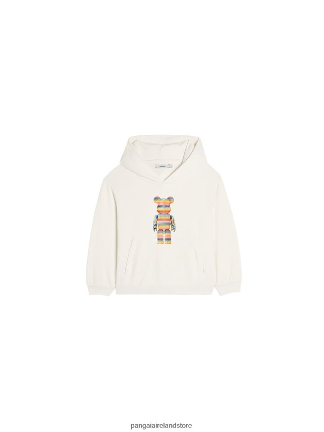 Kids Pangaia Clothes X Haroshi Be@Rbrick Hoodie TT8Z42557 Off-White