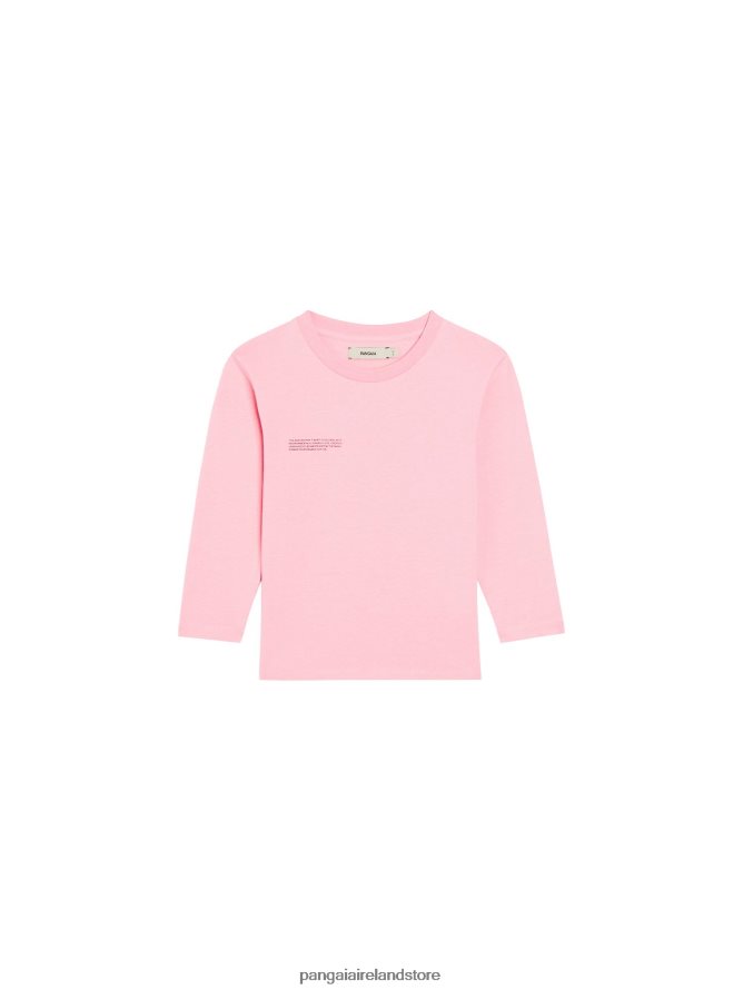 Kids Pangaia Clothes 365 Long Sleeve T-Shirt TT8Z42600 Sakura Pink