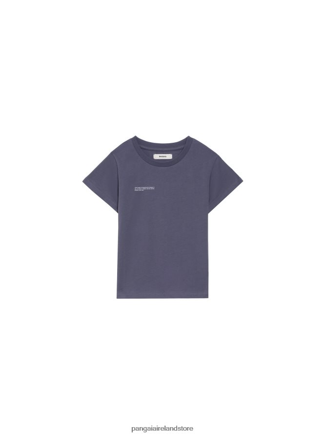 Kids Pangaia Clothes 365 Organic Cotton T-Shirt TT8Z42593 Slate Blue