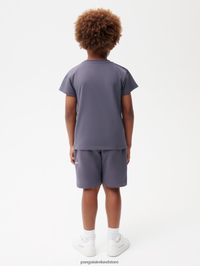 Kids Pangaia Clothes 365 Organic Cotton T-Shirt TT8Z42593 Slate Blue