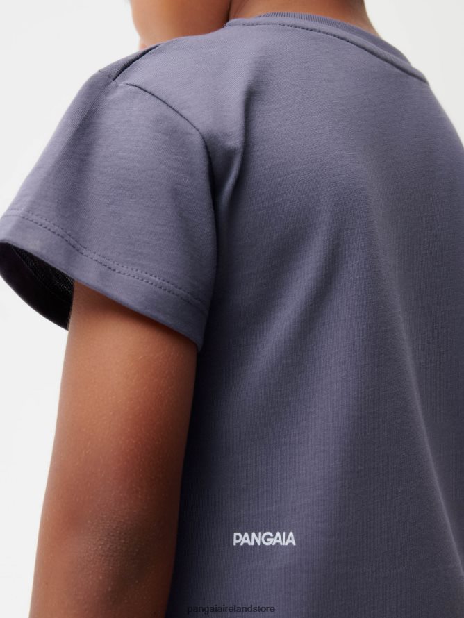 Kids Pangaia Clothes 365 Organic Cotton T-Shirt TT8Z42593 Slate Blue