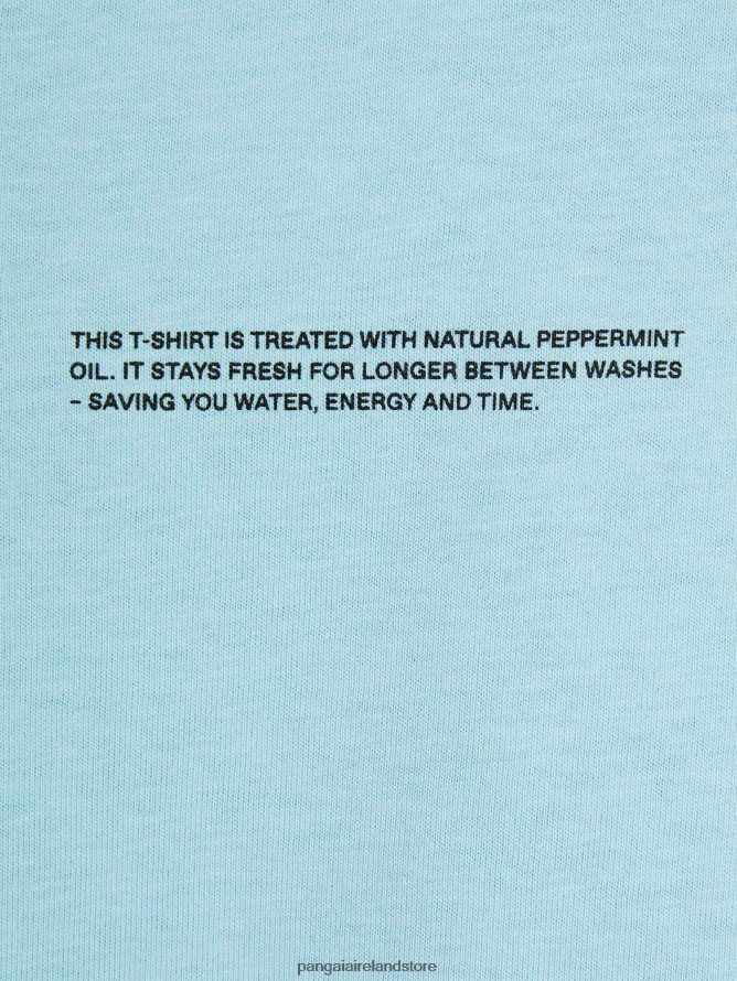 Kids Pangaia Clothes 365 Pprmint T-Shirt Core TT8Z42580 Celestial Blue