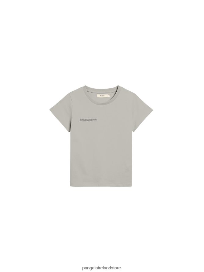 Kids Pangaia Clothes 365 Pprmint T-Shirt Core TT8Z42581 Stone