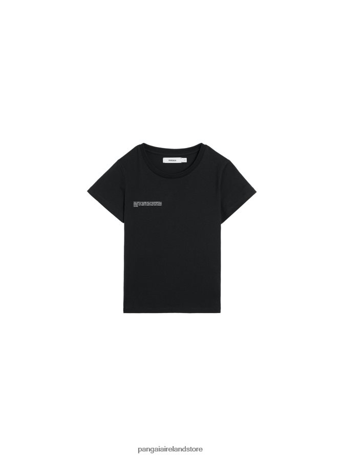 Kids Pangaia Clothes 365 Pprmint T-Shirt Core TT8Z42592 Black