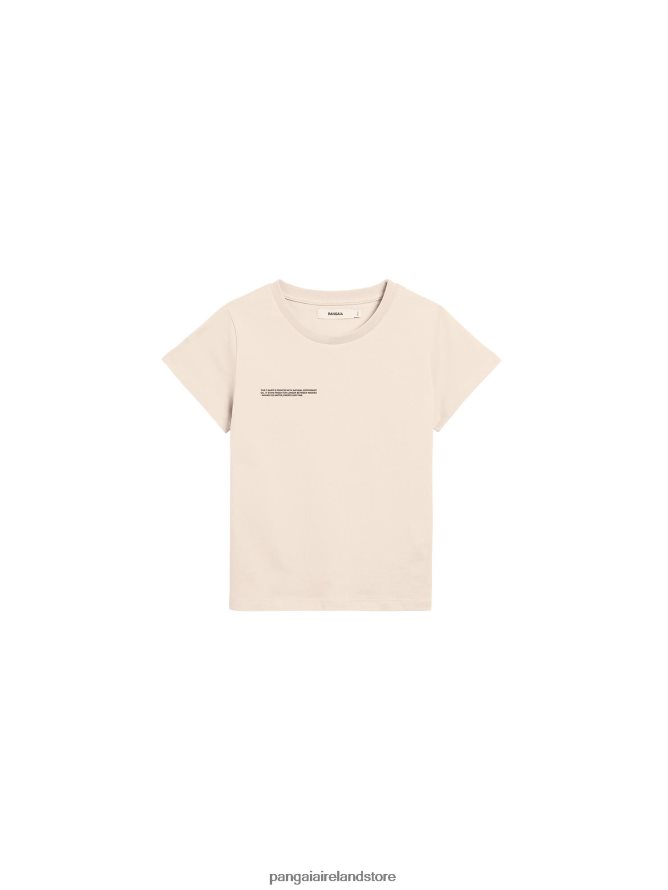 Kids Pangaia Clothes 365 Pprmint T-Shirt Core TT8Z42596 Sand