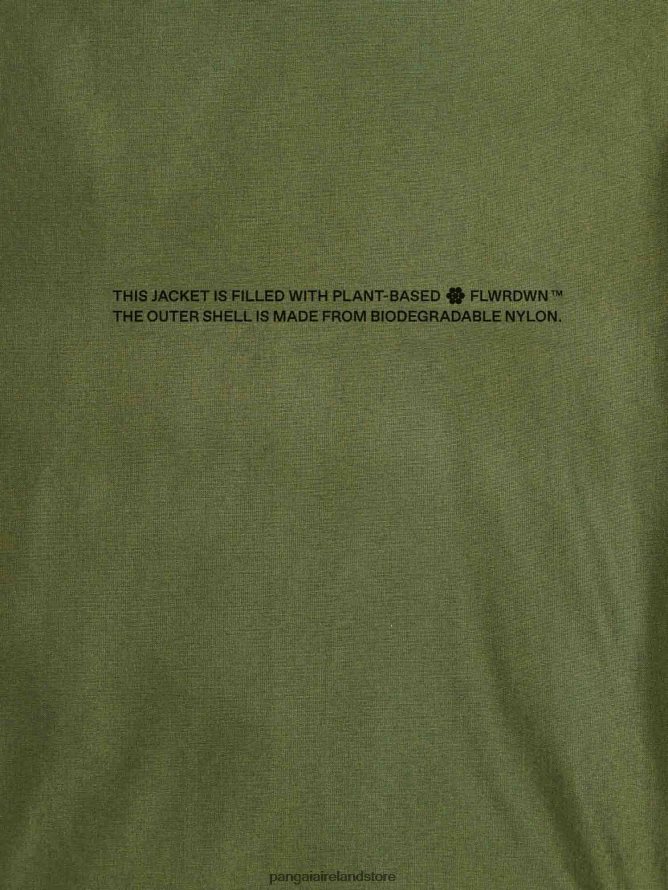 Men Pangaia Clothes Flwrdwn Lite Puffer Jacket TT8Z42534 Rosemary Green