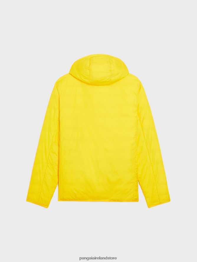 Men Pangaia Clothes Flwrdwn Lite Puffer Jacket TT8Z42537 Saffron Yellow