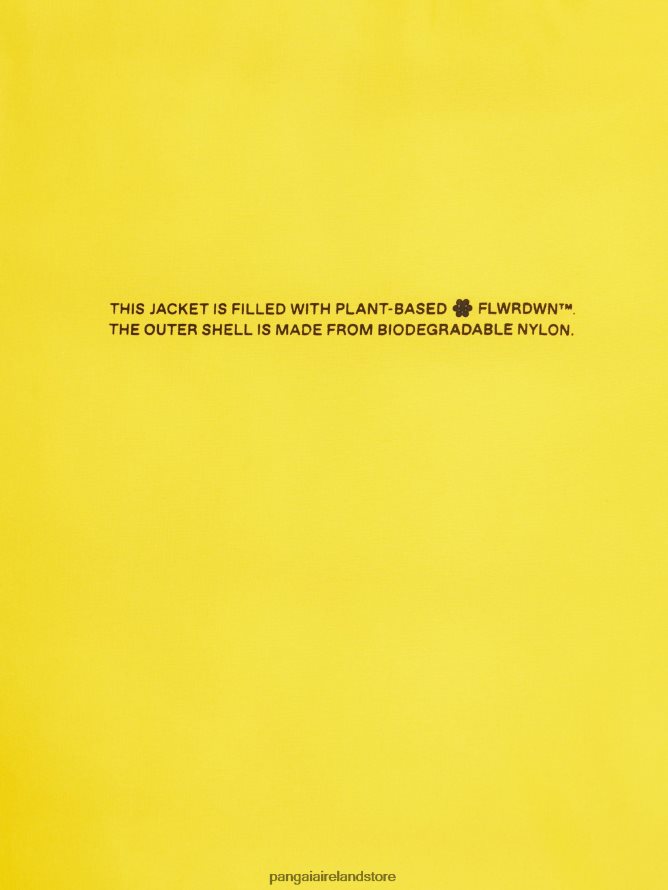 Men Pangaia Clothes Flwrdwn Lite Puffer Vest TT8Z42535 Saffron Yellow