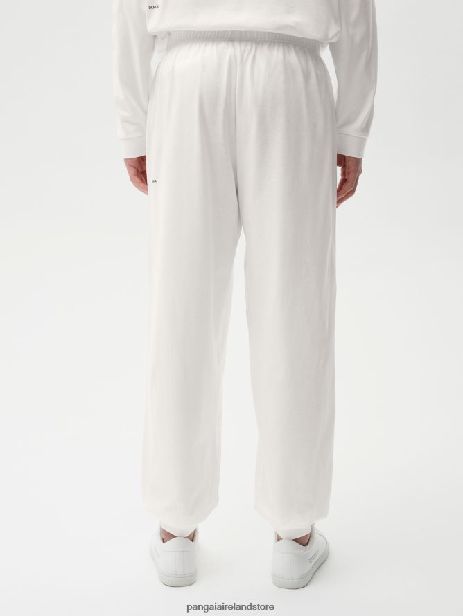 Men Pangaia Clothes Organic Cotton Loungewear Pants With C-Fiber TT8Z42532 Off-White