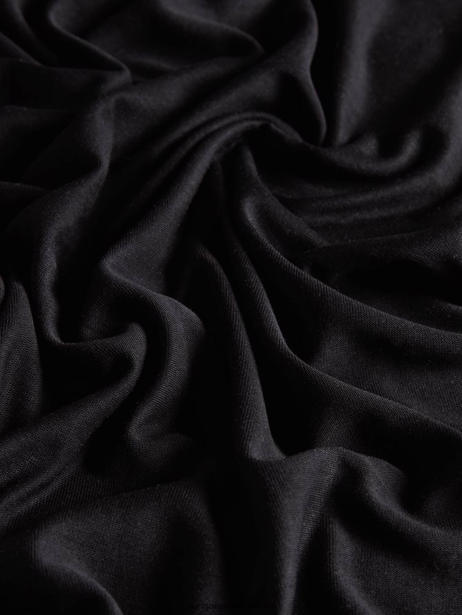 Men Pangaia Clothes C-Fiber Pure Long Sleeve T-Shirt TT8Z42517 Black